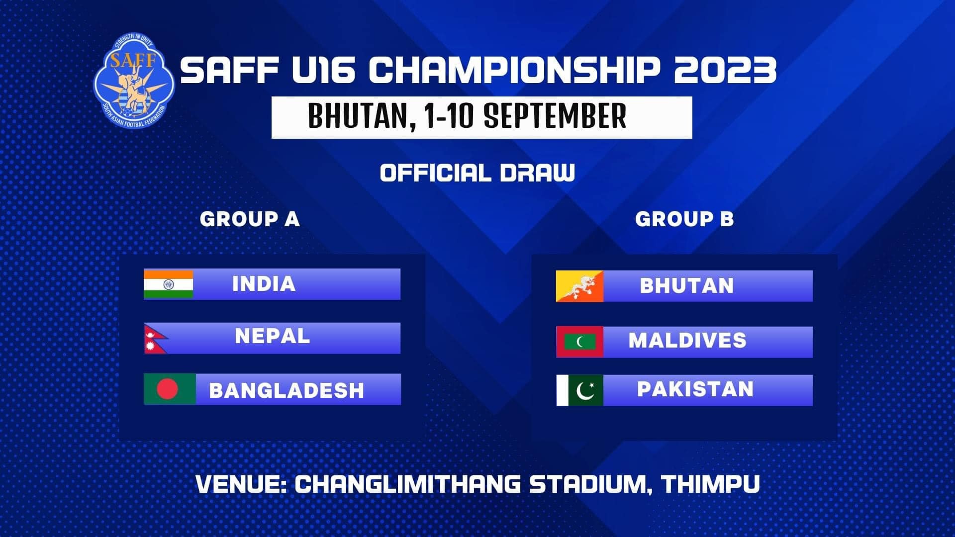 SAFF Championship: Nepal to play against Bangladesh on Sept 3