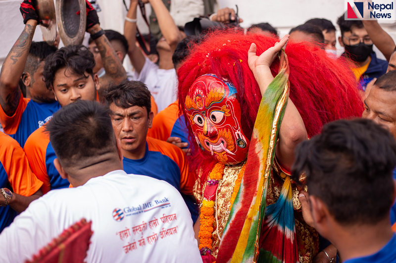 Indra Jatra: when living deities tour the city