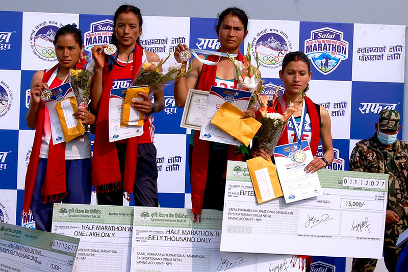 NA’s Rokaya clinches Pokhara Int’l marathon c’ship title