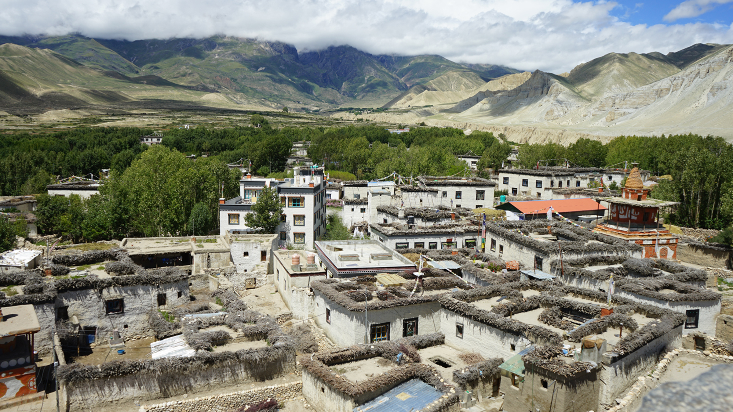 Charang village in Mustang