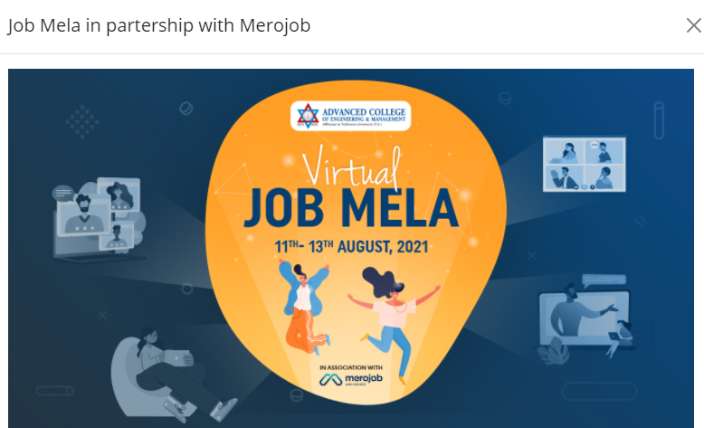 Advanced Engineering College organises Virtual Job Mela