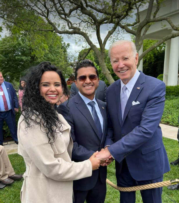 US President Joe Biden honors a Nepali youth