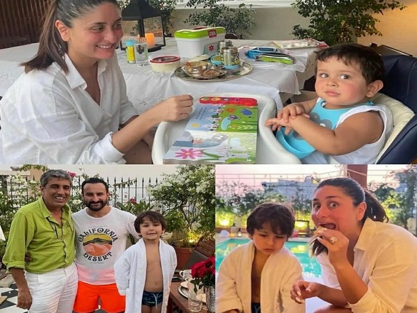 It’s pool time for Kareena, Saif and their tiny tots