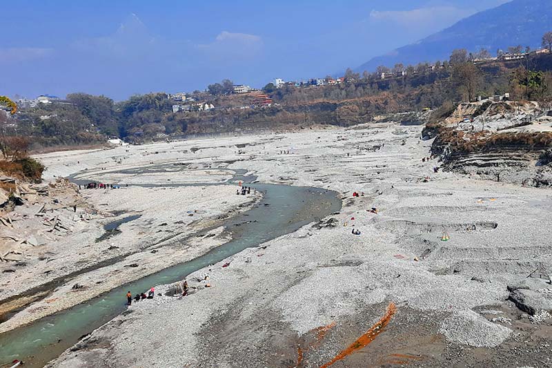 Mining at Seti River