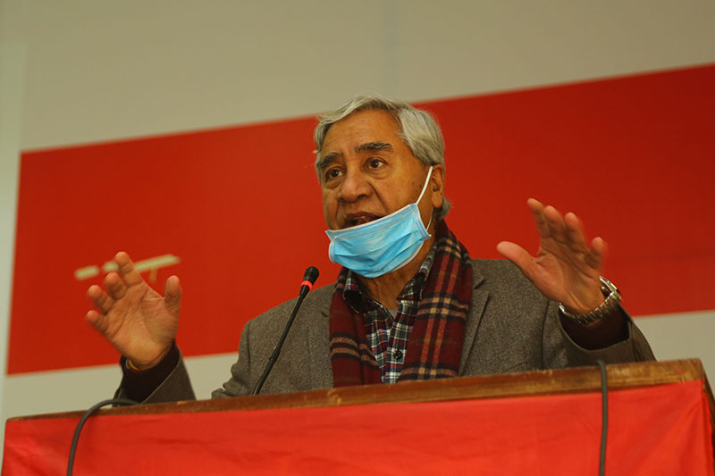 NC Leader Deuba demands utmost effort to control COVID