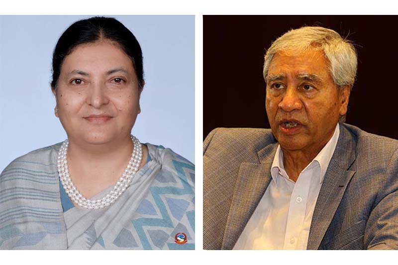 Prez Bhandari, PM Deuba hold meeting