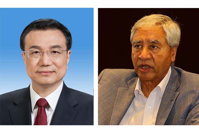 Chinese Premier wishes PM Deuba a successful term