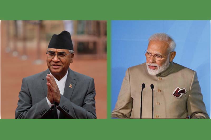 PM Deuba to meet Indian counterpart today