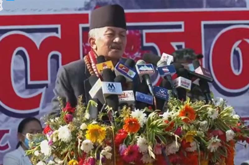 NCP chair Oli to address mass meeting in Morang