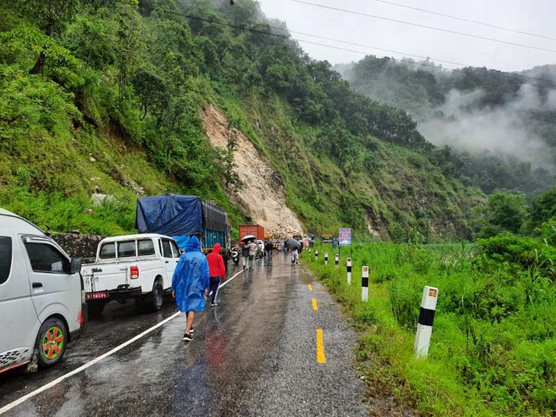 In Pics: Rainfall affects different places in Nepal