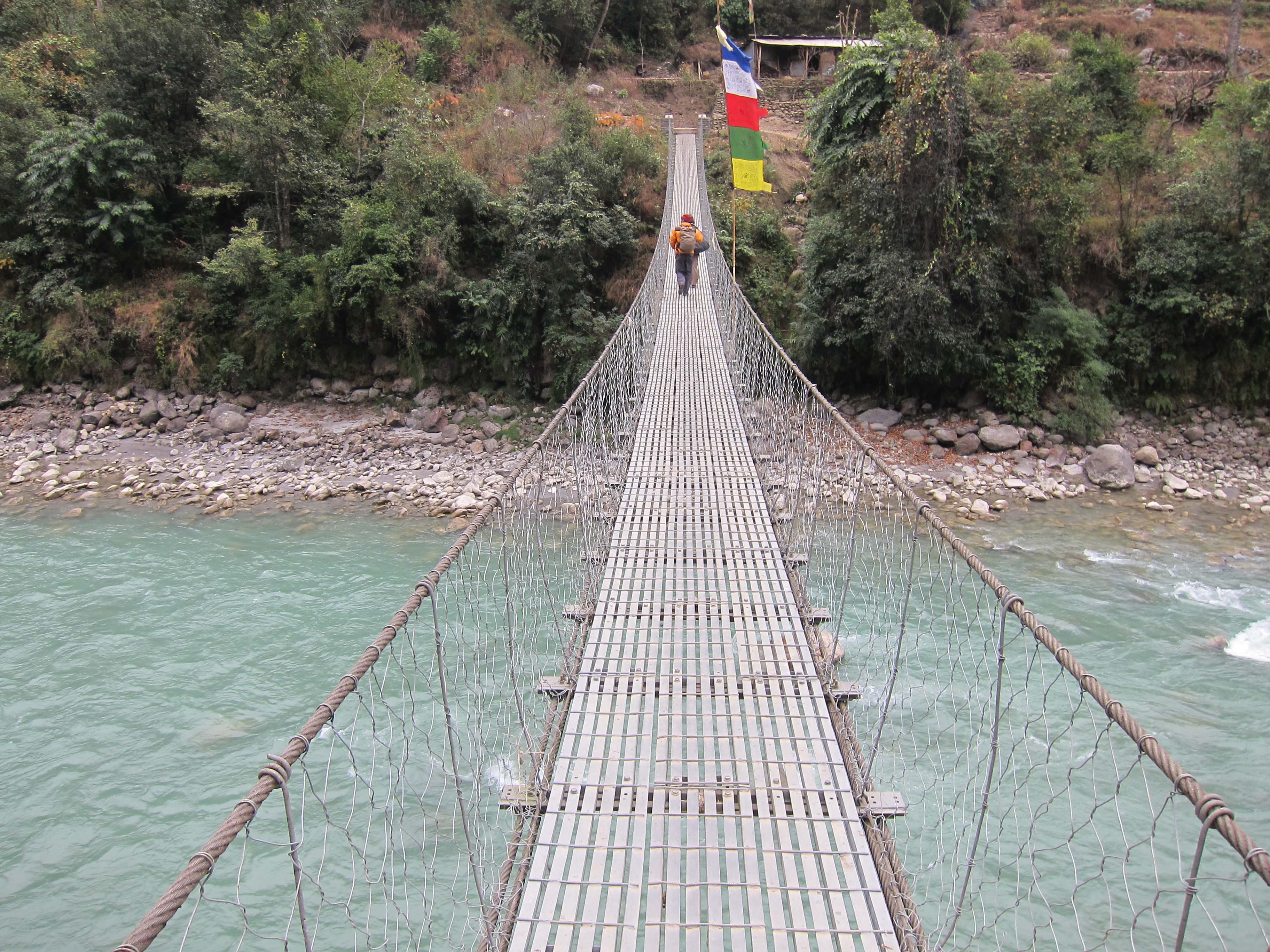 Kushma suspension bridge about to hit the Guinness world record