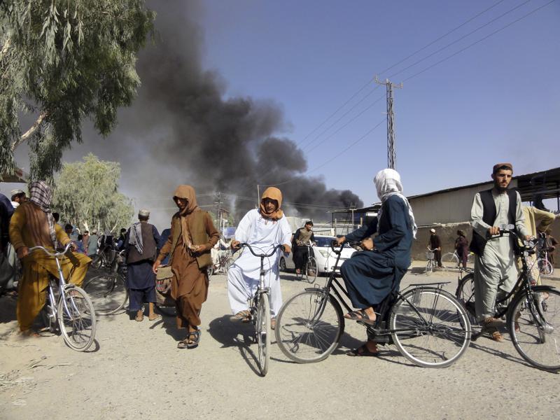 Taliban seize province near capital, attack northern city