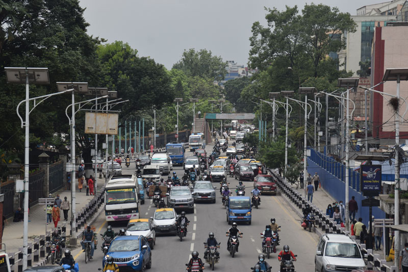 In pictures: Traffic congestion during smart lockdown in Kathmandu