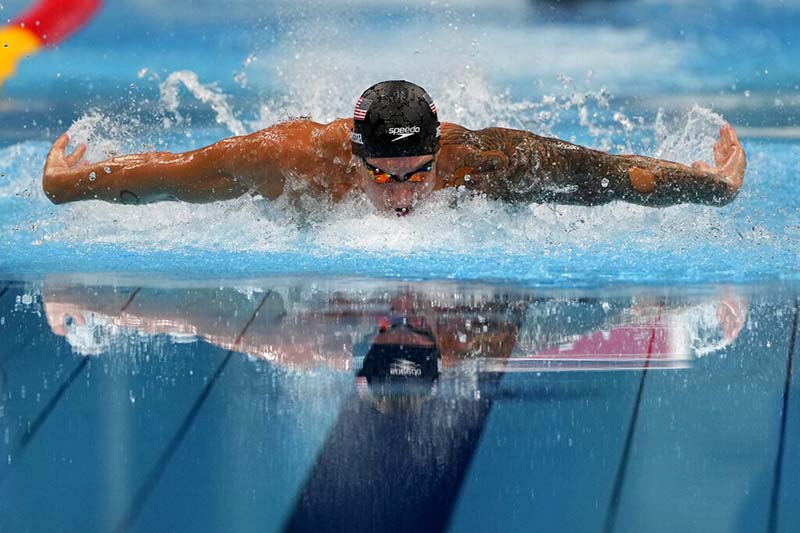 US stars win, but Caeleb Dressel will not get 6 golds