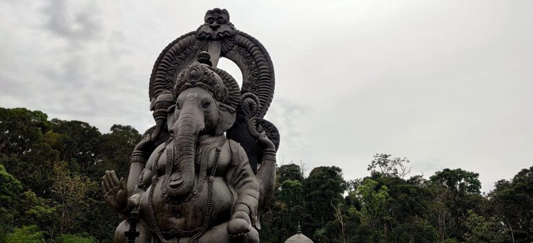 Nine feet tall Ganesh statue installed in Gorakhnath Temple