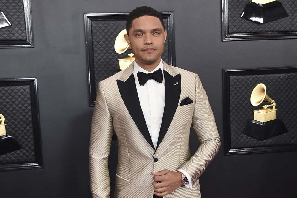 For Trevor Noah, Grammy Awards a return to in-person hosting