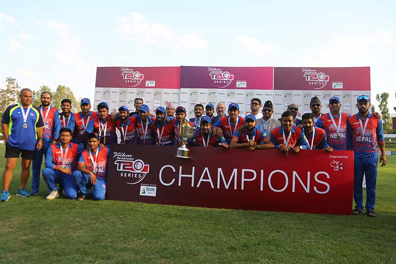 Nepal beat the Netherlands, clinch Tri-Nation T20I Series title