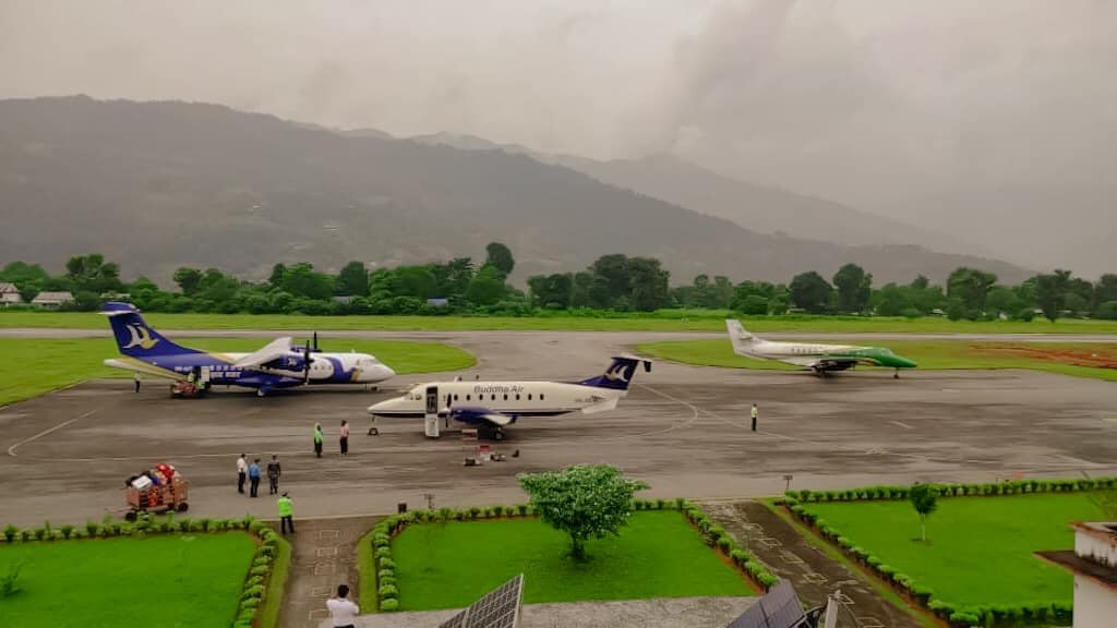 Tumlingtar Airport welcomes 72-seater ATR aircraft