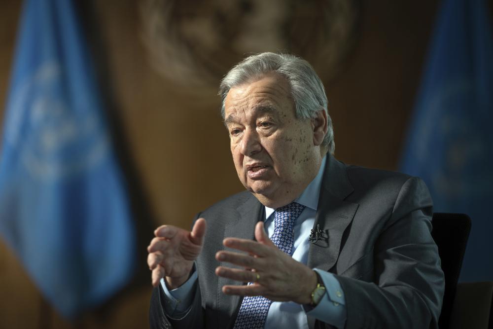 UN chief criticizes `grotesque greed’ of oil companies