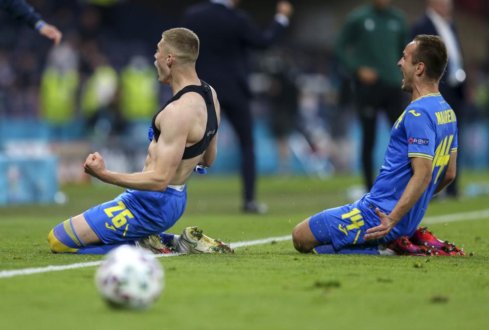 Ukraine beats Sweden at Euro 2020