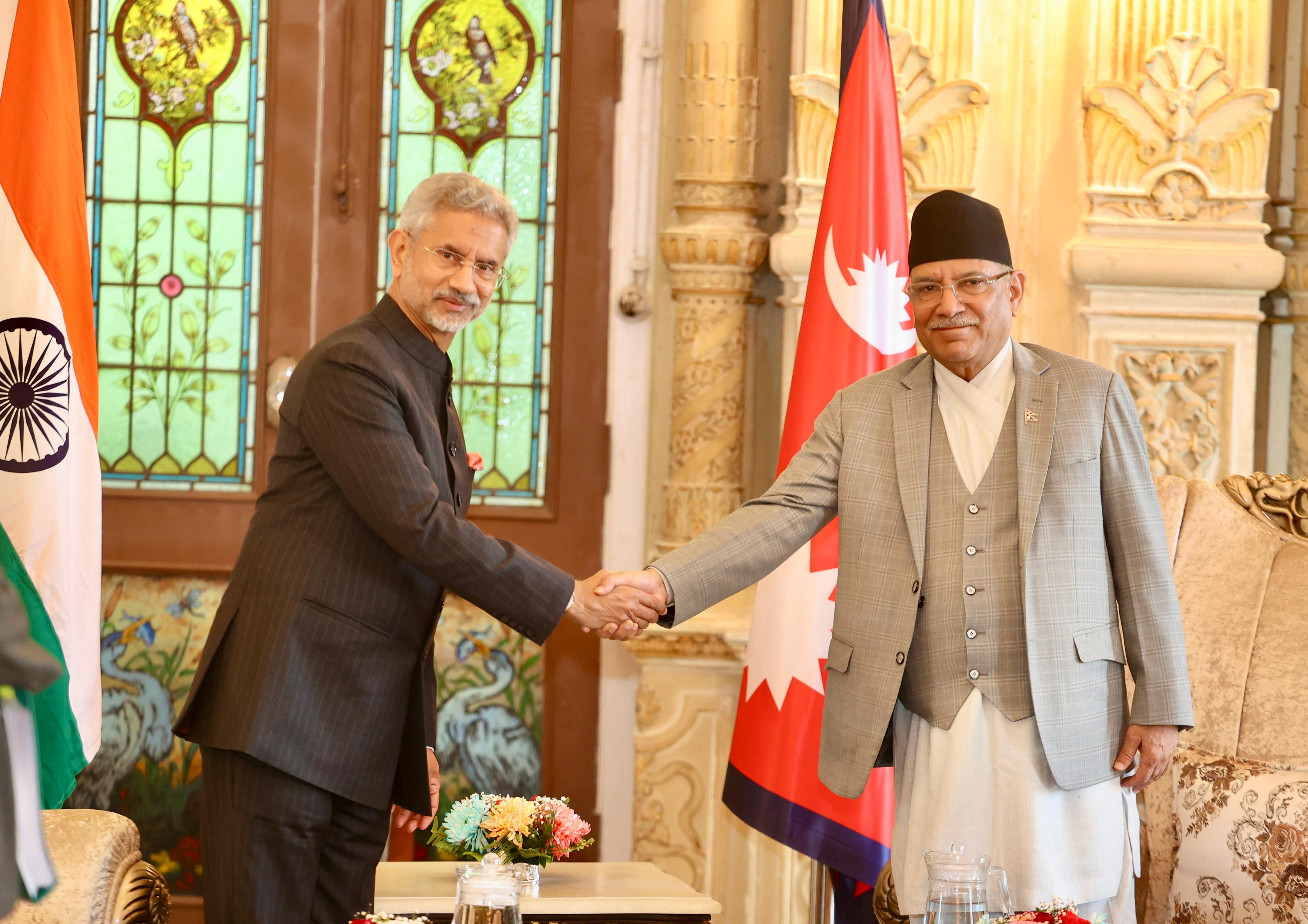 External Affairs Minister of India calls on PM Dahal