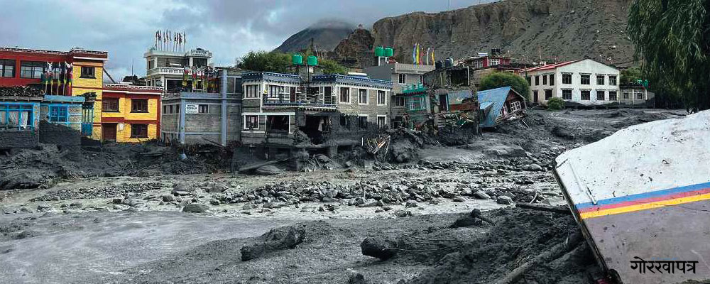 Kagbeni flood causes losses of over Rs 1 billion