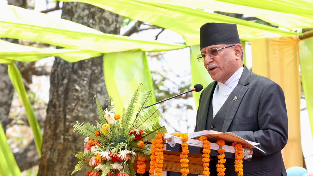 Physical infrastructure construction first condition for economic development: PM Dahal