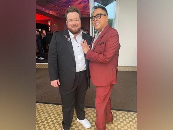 Zeke Smith proposes to Nico Santos onstage at GLAAD Media Awards