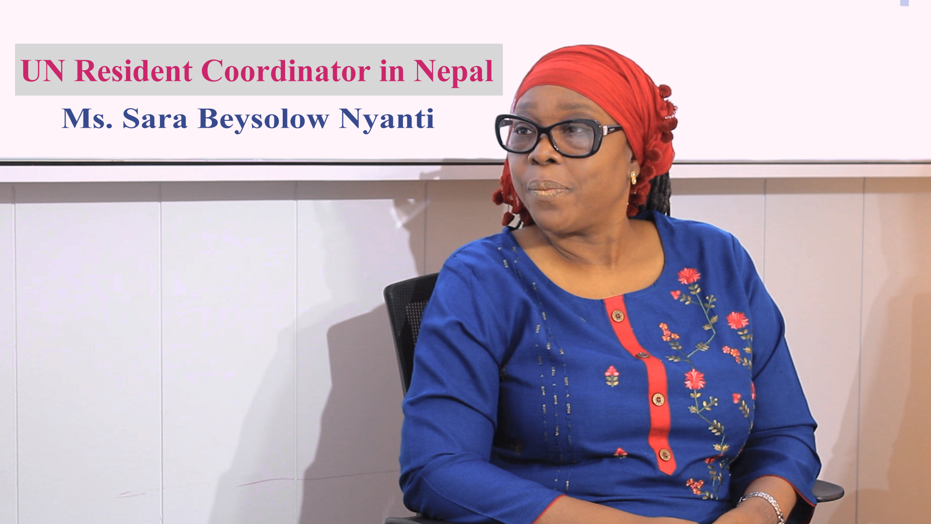 Sara Nyanti, UN RC talks about gender and development in Nepal