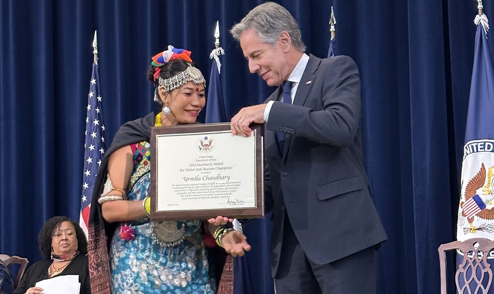 Activist Chaudhary honoured with ‘Global Anti-Racism Championship Award’ in the USA