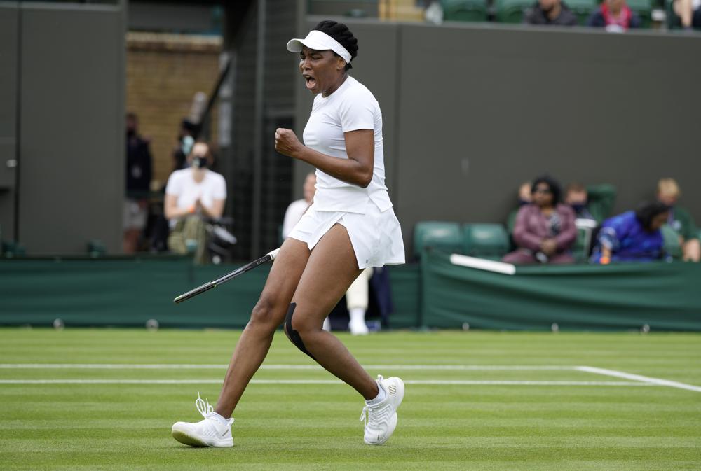 Venus rises to 90th Wimbledon win in 90th career major