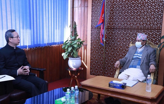 Courtesy meeting between Deputy PM and Chinese Ambassador