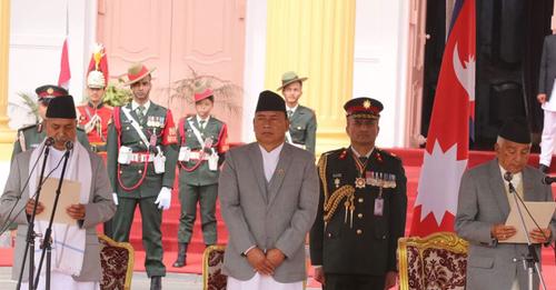 Newly-elected Vice-President takes oath of office and secrecy