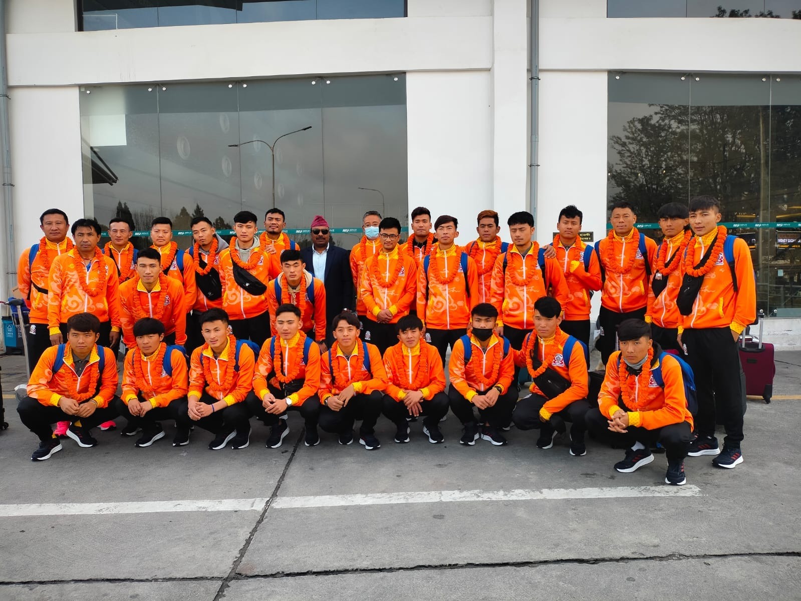 Bhutan football team in Kathmandu