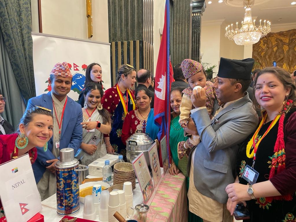 Embassy of Nepal in Madrid in Solidarity Diplomatic Bazaar