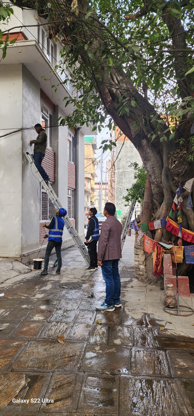 Installation of CC cameras at Thamel area begins