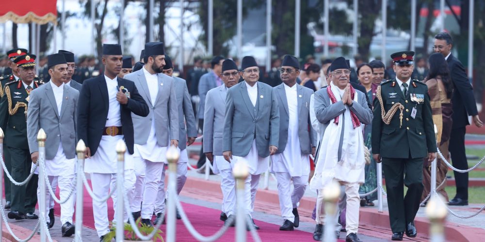 Prime Minister Dahal returns home