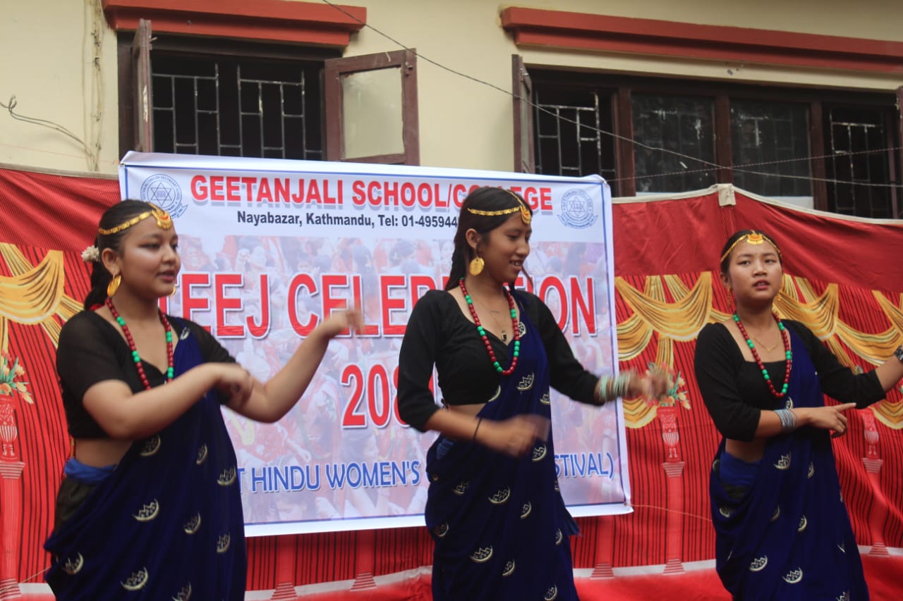 Glimpses of cultural programs organized on the occasion of Teej festival