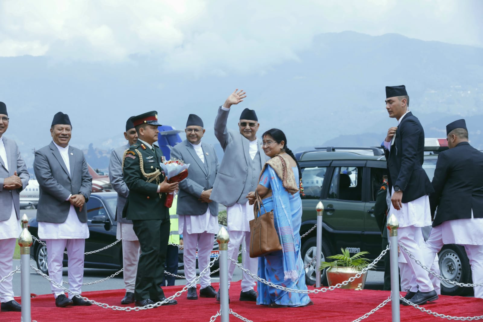 Prime Minister Oli leaves for America