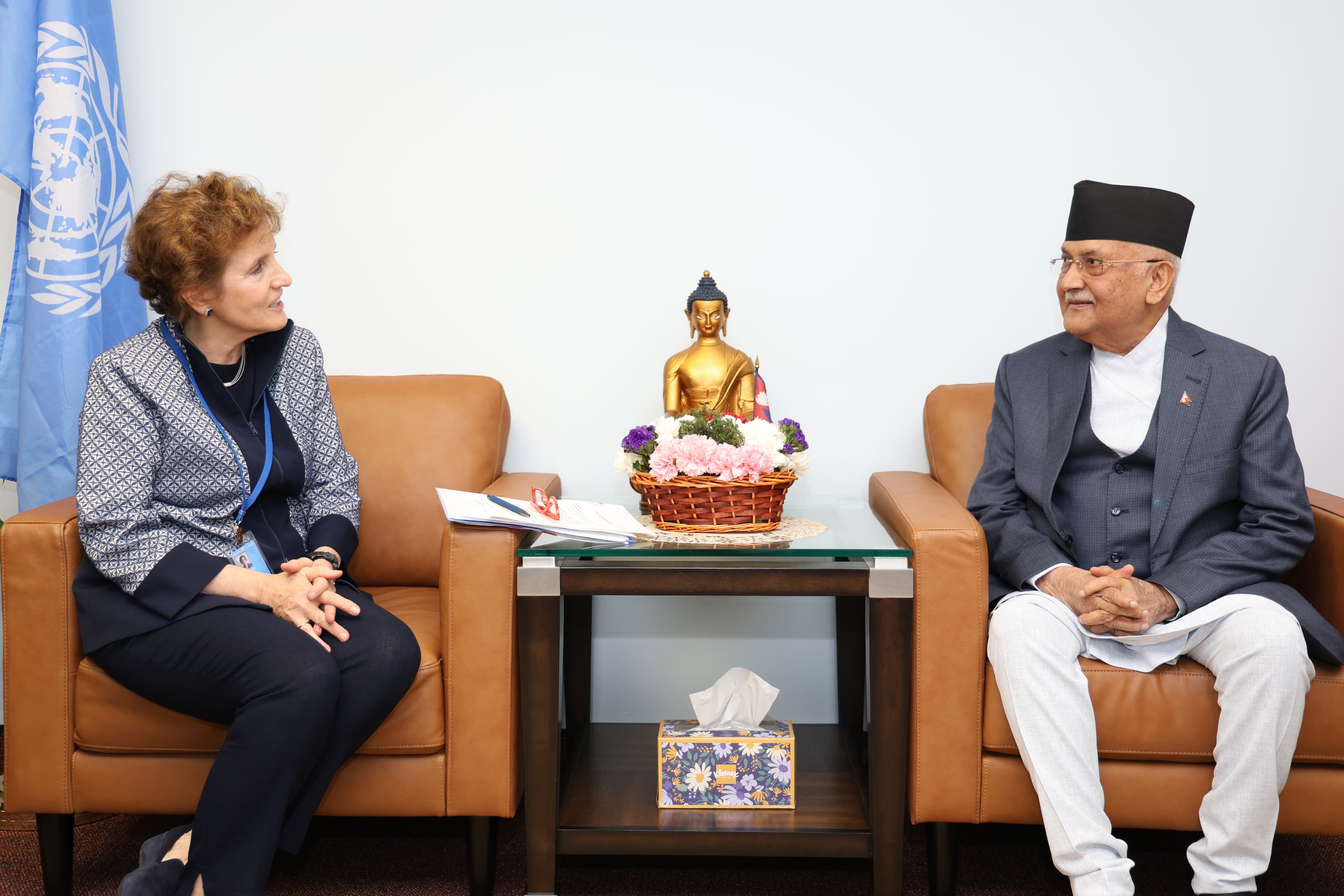 MCC CEO Albright calls on Prime Minister Oli