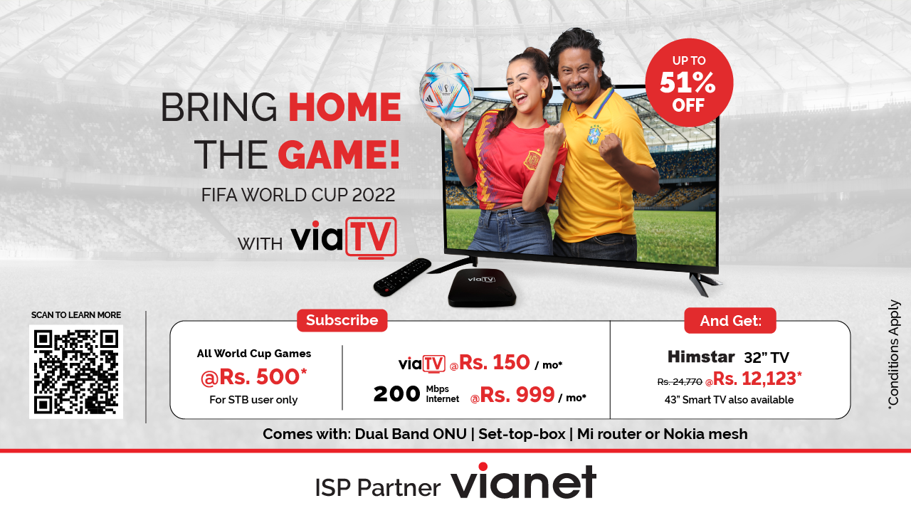 viaTV launches World Cup offer