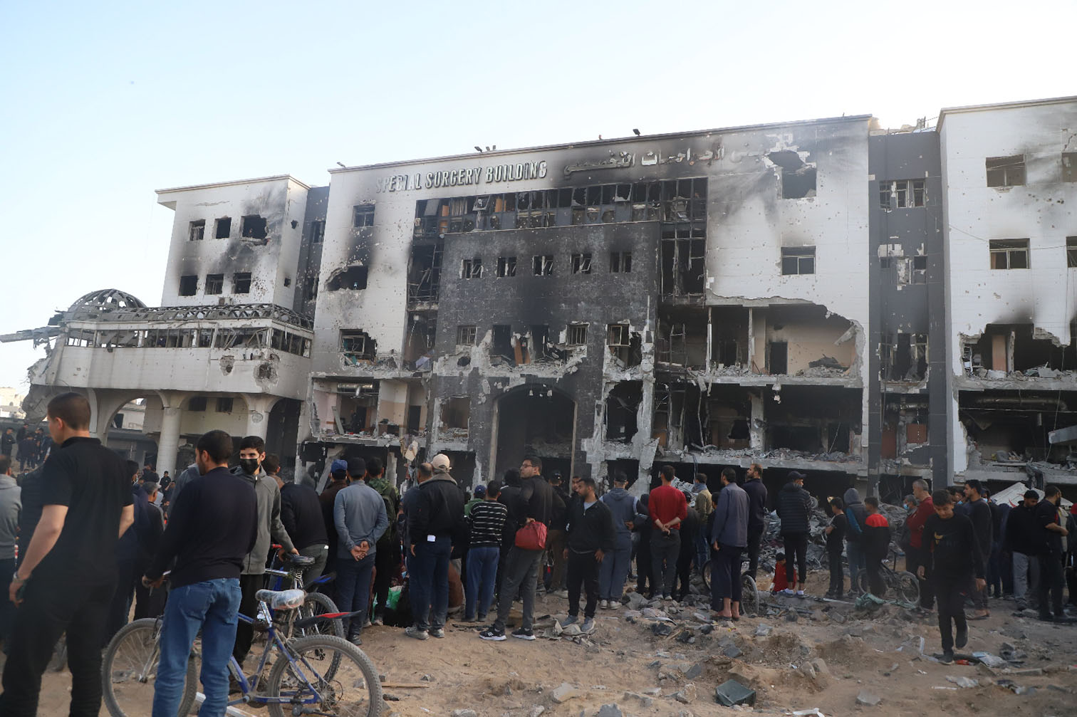 MIDEAST-GAZA-AL-SHIFA HOSPITAL-ISRAELI FORCE-WITHDRAW