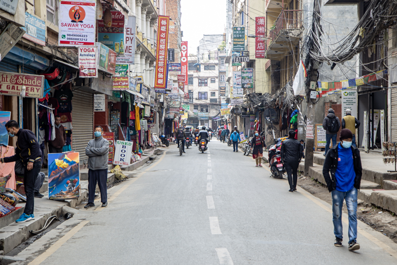 Silent Streets of Thamel