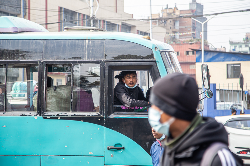 Visual story: Public transports neglect health protocols