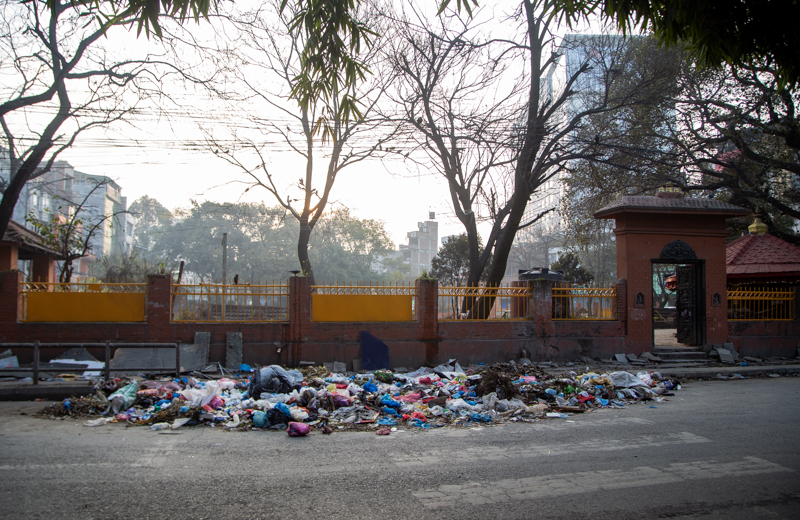 In pics: 12 days of unmanaged waste in Kathmandu