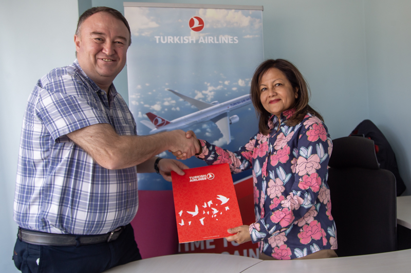 MOU signed between Turkish Airlines and Siddhartha Art Foundation