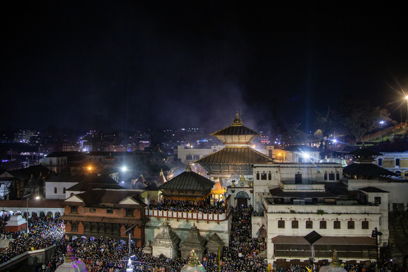 Around one million visited Pashupatinath on Shivaratri