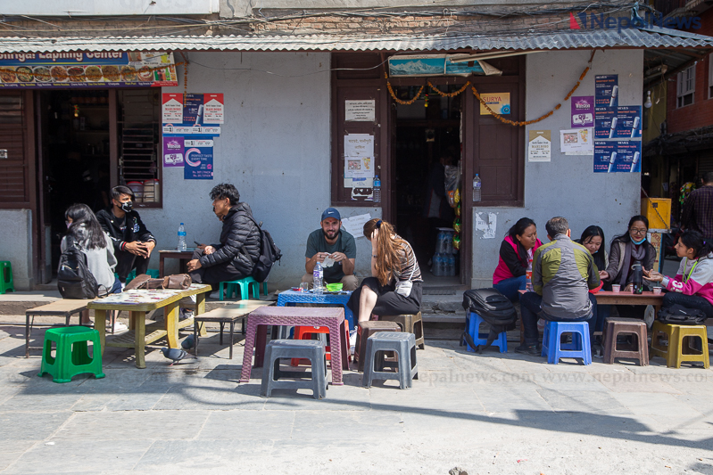 Thamel area crowded as lockdown lifted