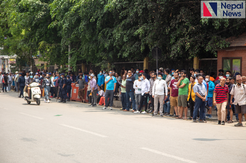 Reelection held at six polling centres of four local levels today