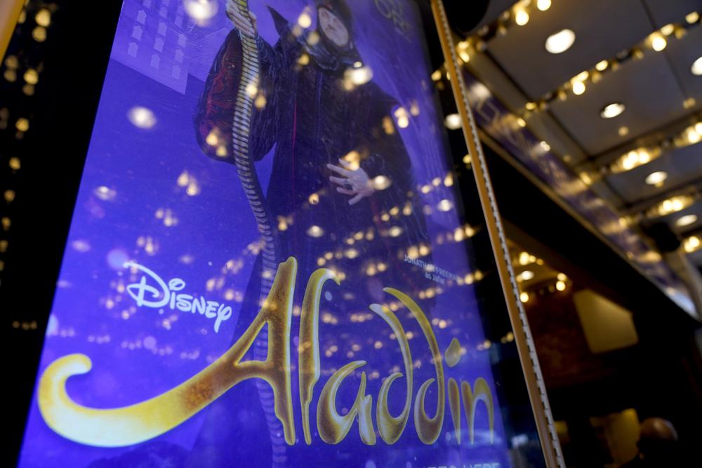 Broadway’s ‘Aladdin’ goes dark for days as it battles virus